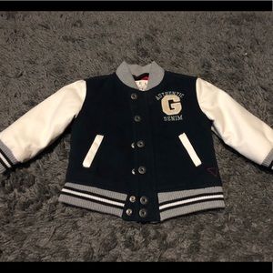 Guess letterman jacket for infant
